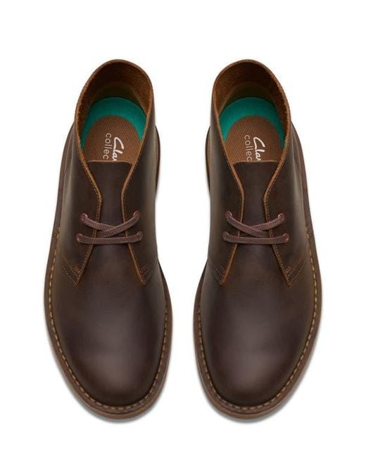 Clarks Brown Shepton Chukka Boot for men