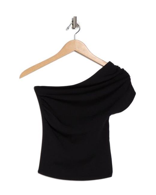 NSR Black One Shoulder Top