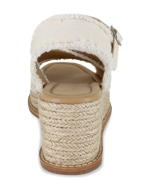 Splendid Natural Danny Ankle Strap Espadrille Platform Wedge Sandal