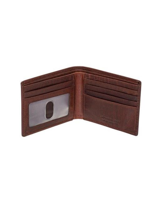 Mancini Brown Rfid Bifold Wallet for men
