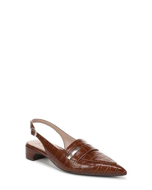 Naturalizer Brown Sloane Pointed Toe Slingback Pump