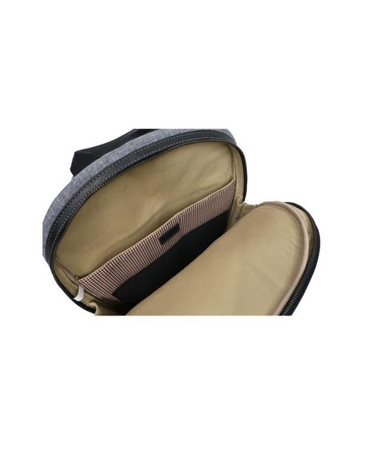 Boconi Recycled Polyester Leather Backpack in Gray for Men Lyst