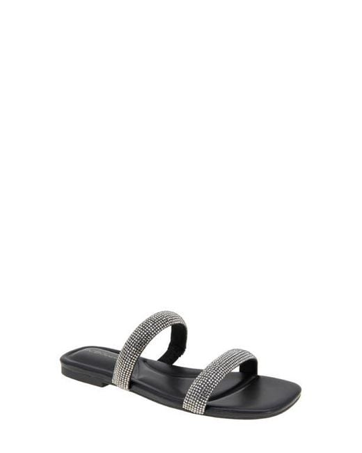 BCBGeneration White Glannis Slide Sandal