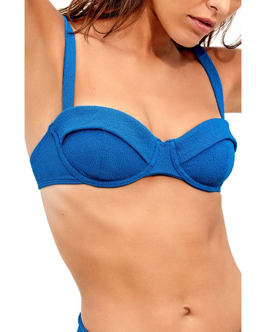 ViX Blue Firenze Jade Bikini Top