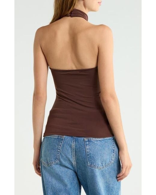 Vigoss Blue Halter Top