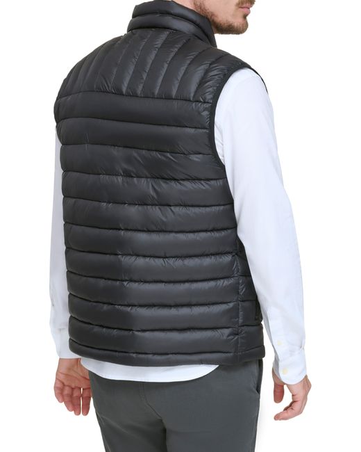 Dockers Black Puffer Vest for men