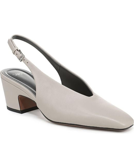 Sarto White Sutton Slingback Pump