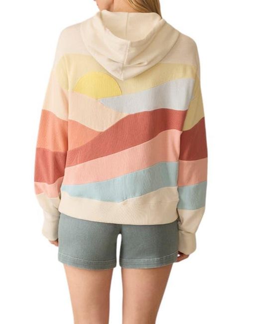 Faherty Brand Red Soleil Canyon Hoodie