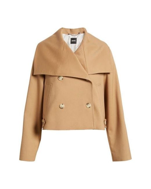 Boss Brown Caspera Double Breasted Jacket
