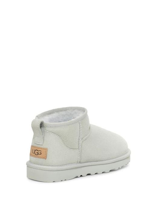 Ugg White Ultra Mini Classic Boot
