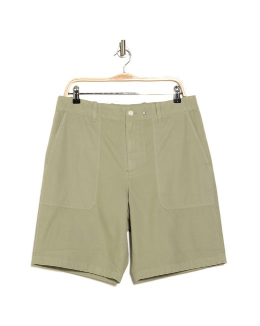 Rag & Bone Green Cliffe Peached Cotton Field Shorts for men