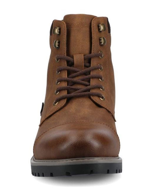 Vance Co. Brown Yukkon Lace-Up Boot for men