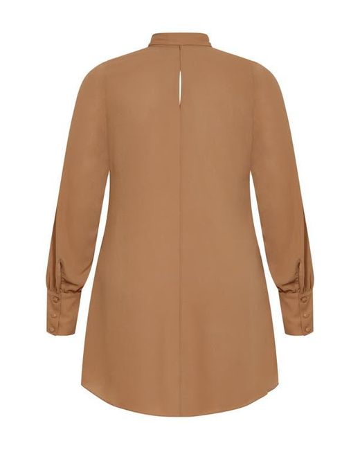 City Chic Multicolor Bow Tunic Top