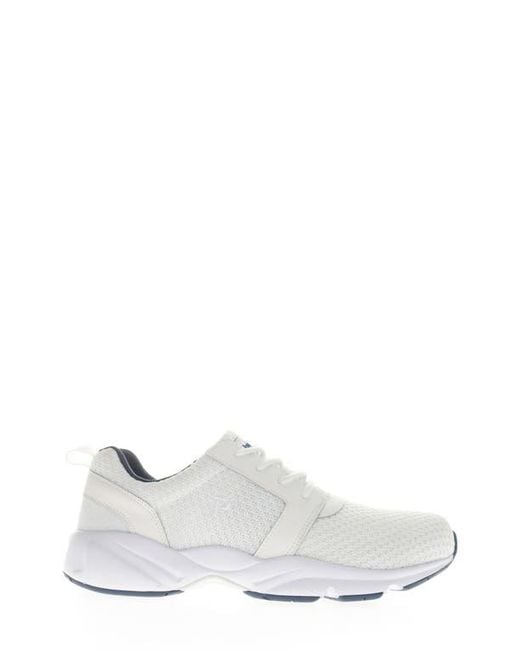 Propet White Stability X Sneaker for men