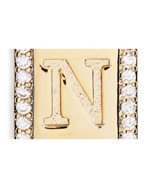 Leith Blue Initial Pendant Necklace