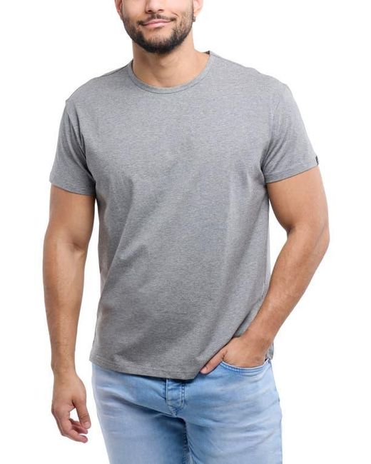 Xray Jeans Gray Flex Crewneck Cotton T-Shirt for men