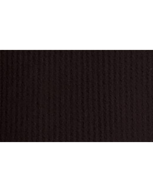 Karl Lagerfeld Black Textured Johnny Collar Polo for men