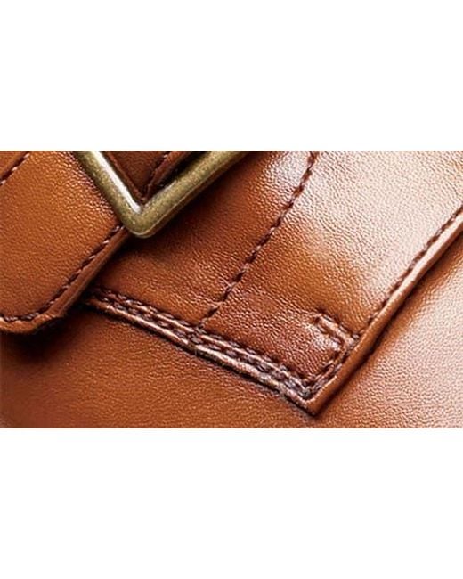 Nunn Bush Brown Kore Ez Hero Plain Toe Monk Shoe for men