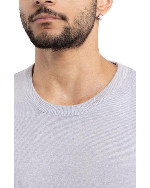 Xray Jeans Gray Soft Knit Crewneck Sweater for men