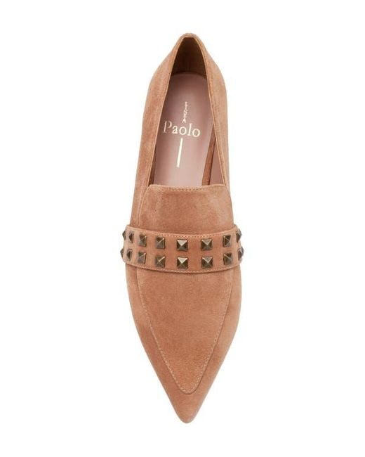 Linea Paolo Brown Mylene Pointed Toe Flat