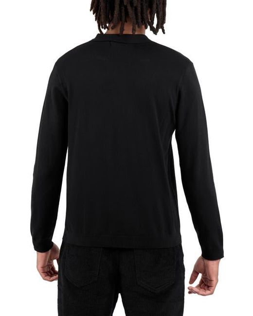 Xray Jeans Black John Collared Sweater for men