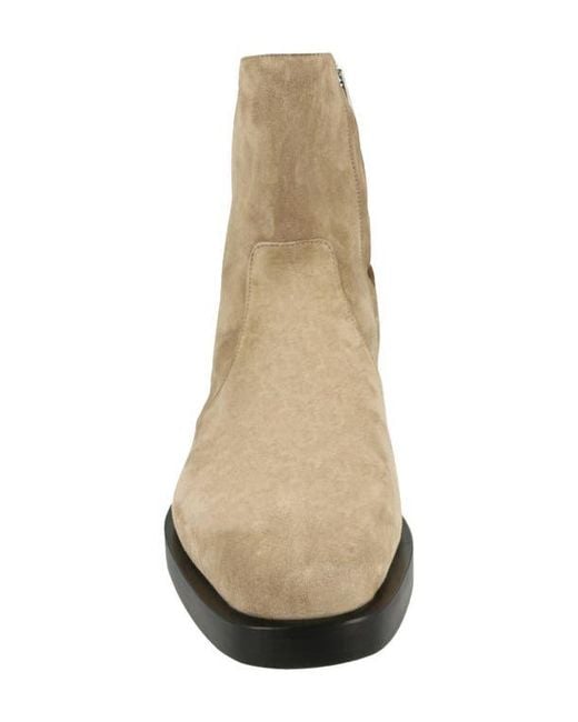 Ferragamo Natural Gerald Side Zip Boot
