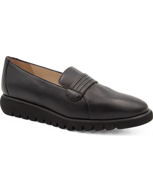 Amalfi by Rangoni Black Epidoterro Wedge Loafer