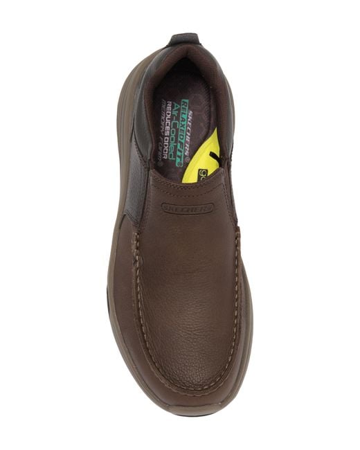 Skechers Brown Calabrio Relaxed Fit Loafer for men