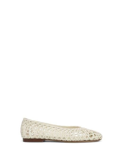 Franco Sarto White Amalia Flat
