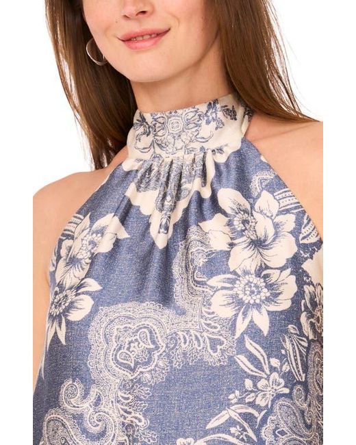 Parker Blue The Erica Satin Halter Neck Top