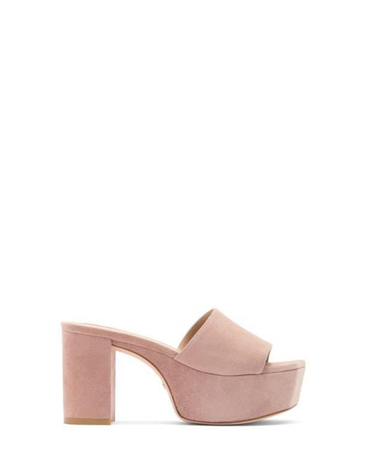 Stuart Weitzman Pink Platform Sandal