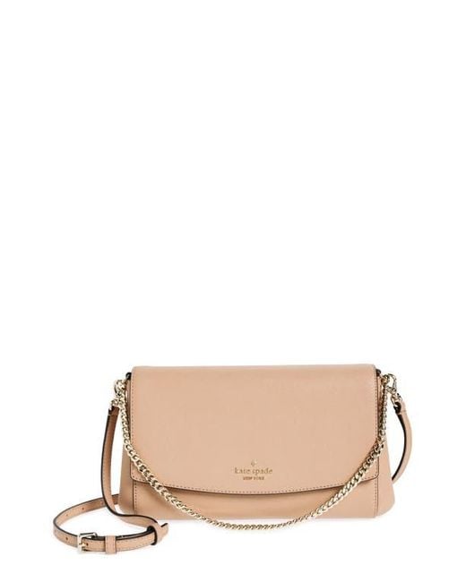 Kate Spade Laurel Way Greer Crossbody Bag in Natural | Lyst