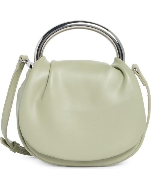 BCBGMAXAZRIA Metallic Statement Hardware Clutch