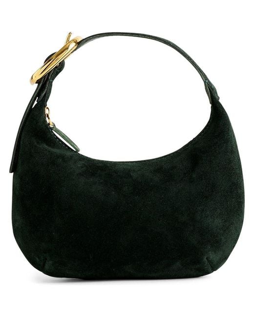 Madewell Black The Mini Oiled Suede Bag