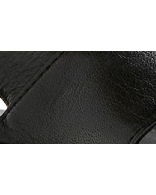 La Canadienne Black Amour Wedge Platform Sandal