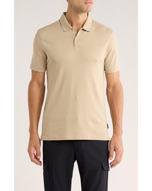 Calvin Klein Natural Liquid Touch Interlock Cotton Polo for men