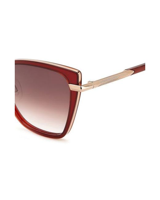 Rag & Bone Red 56Mm Gradient Cat Eye Sunglasses