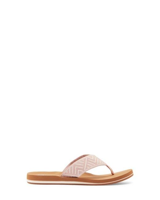 Reef Brown Spring Woven Strap Flip Flop