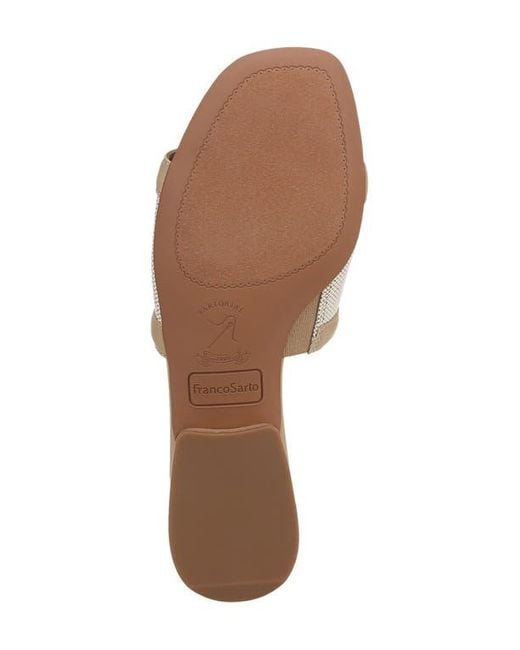 Franco Sarto Natural Margot Slide Sandal