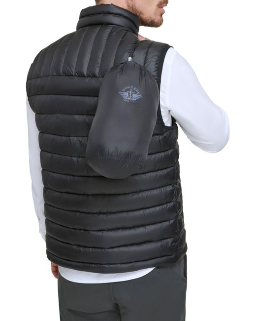 Dockers Puffer Vest in Black for Men | Lyst