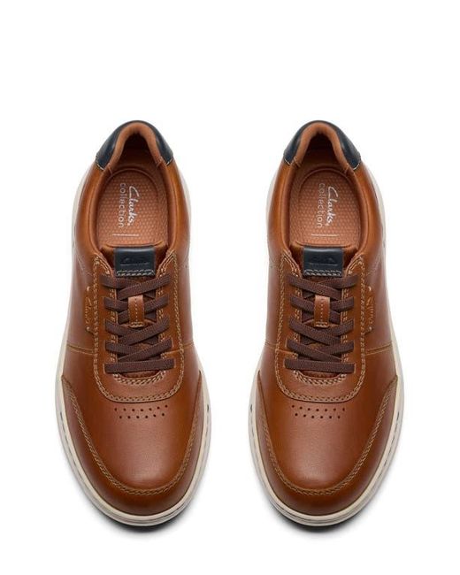 Clarks Brown Craftwell Lace-Up Sneaker for men