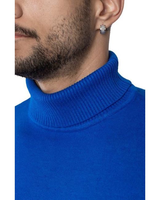 Xray Jeans Blue Turtleneck Pullover Sweater for men