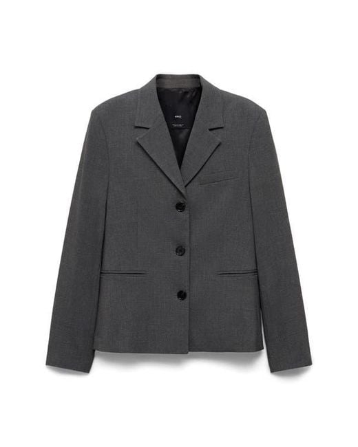 Mango Black Suit Blazer