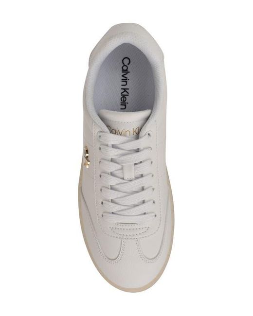 Calvin Klein White Nicala Low Top Sneaker
