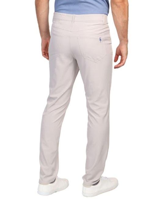 Tailorbyrd Gray Five-Pocket Performance Pants for men