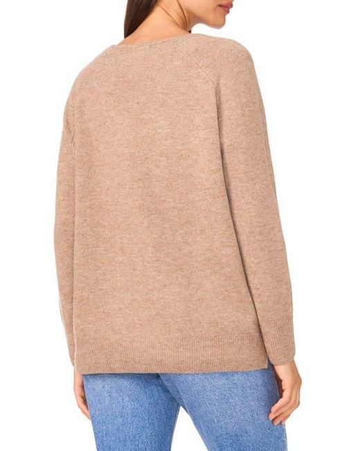 Halogen® Blue V-Neck Sweater