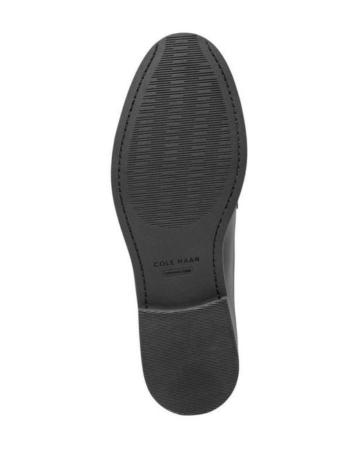 Cole Haan Black Stassi Embellished Stud Loafer