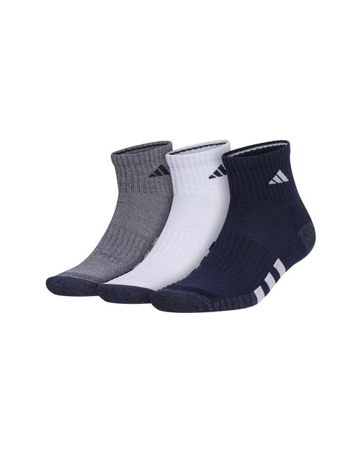 adidas Cushioned 3.0 3-pack Quarter Socks in Blue for Men | Lyst