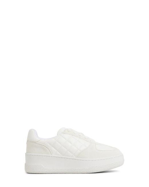 ALDO White Deevale Platform Sneaker