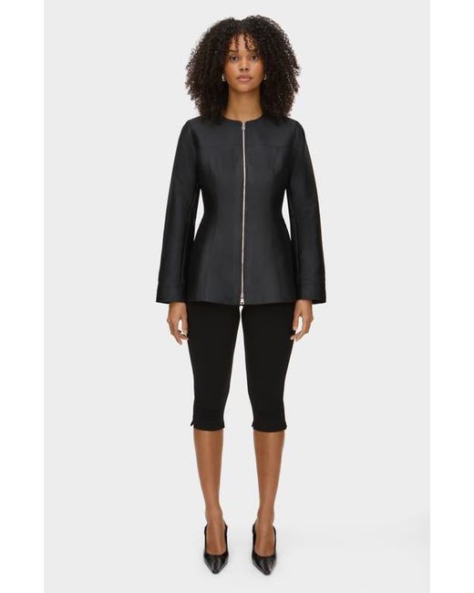 ALIGNE Black Dara Collarless Jacket